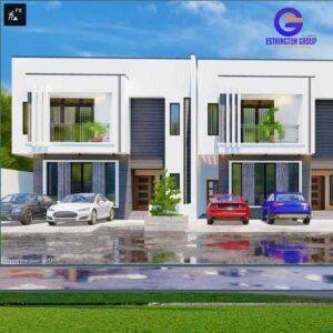 4 bedroom terrace duplex plus attached BQ