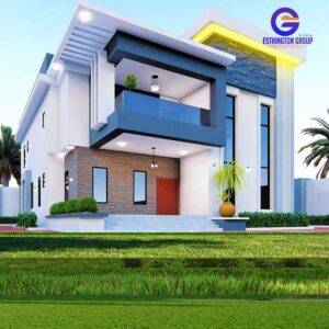 700sqm for 5 Bedroom Fully detached Duplex with BQ. Located at Grove Estate Apo Waru, Abuja